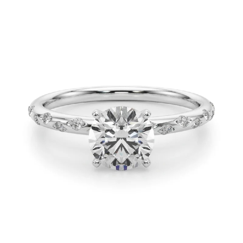 Blair Round Diamond Solitaire Engagement Ring