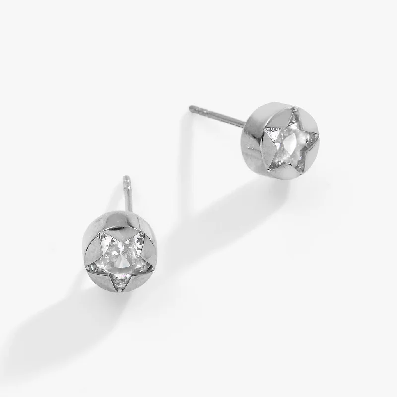 Crystal Star Mini Stud Earrings