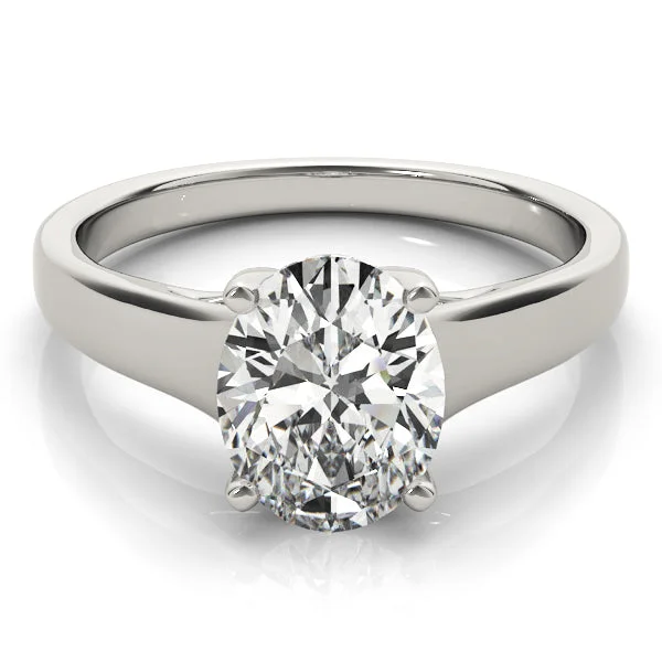 Evelyn Oval Diamond Solitaire Engagement Ring