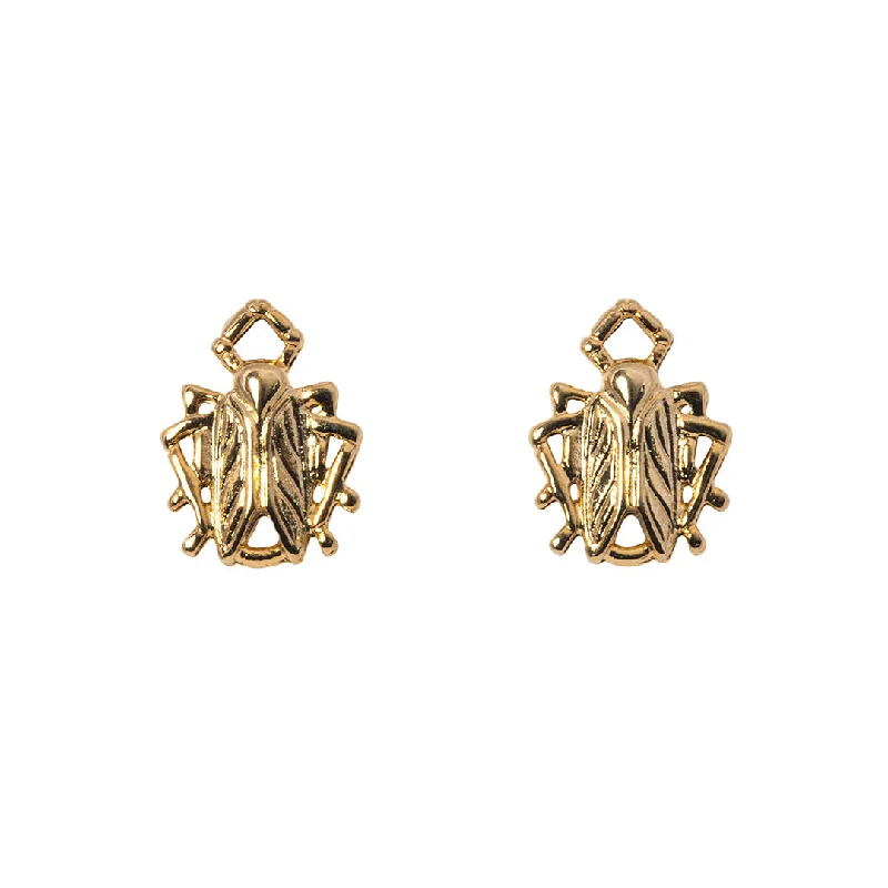 Goldbug Tiny Bug Stud Earrings