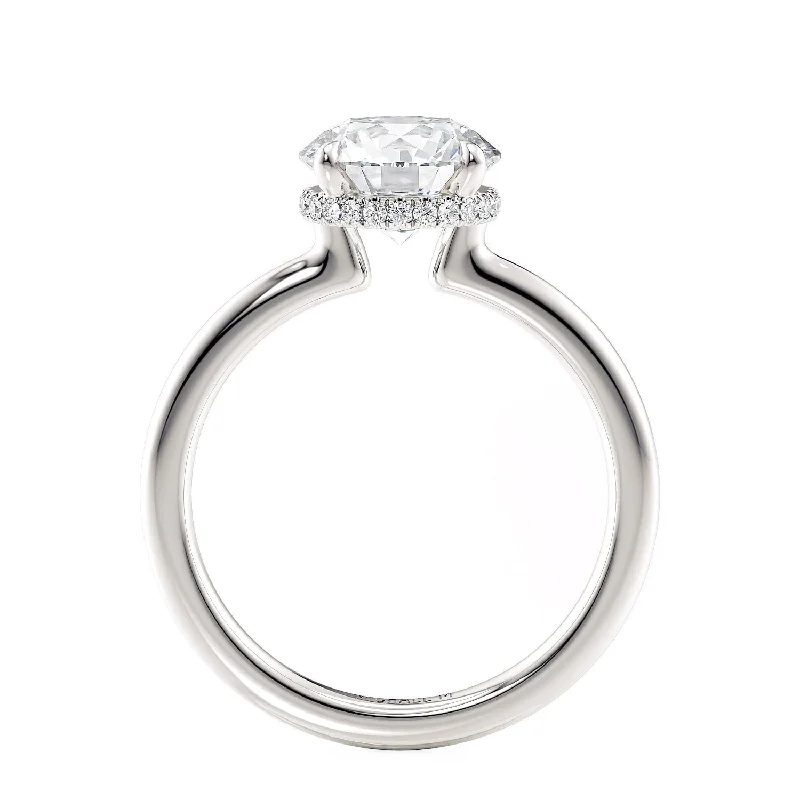 Crown R750-2 Round-Cut Diamond Solitaire