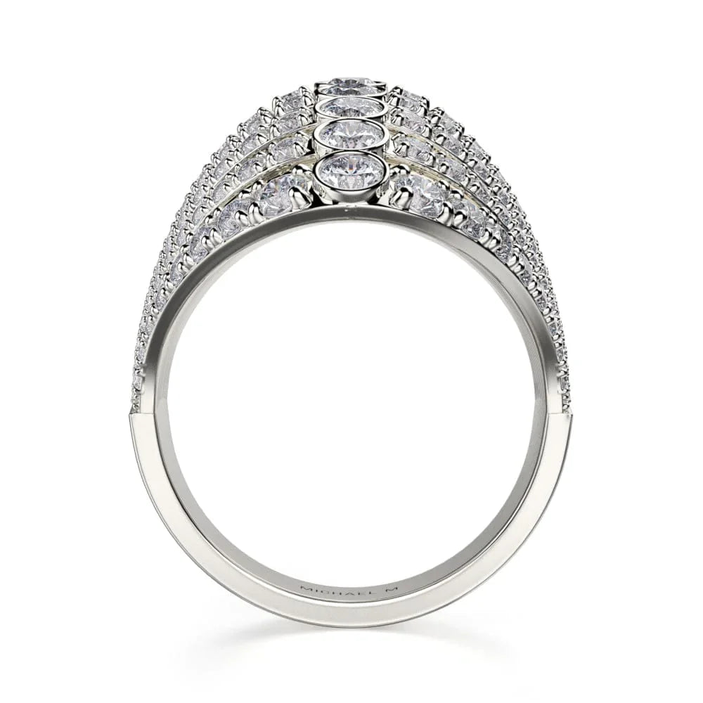 Diamond Fan Ring F102-WG4