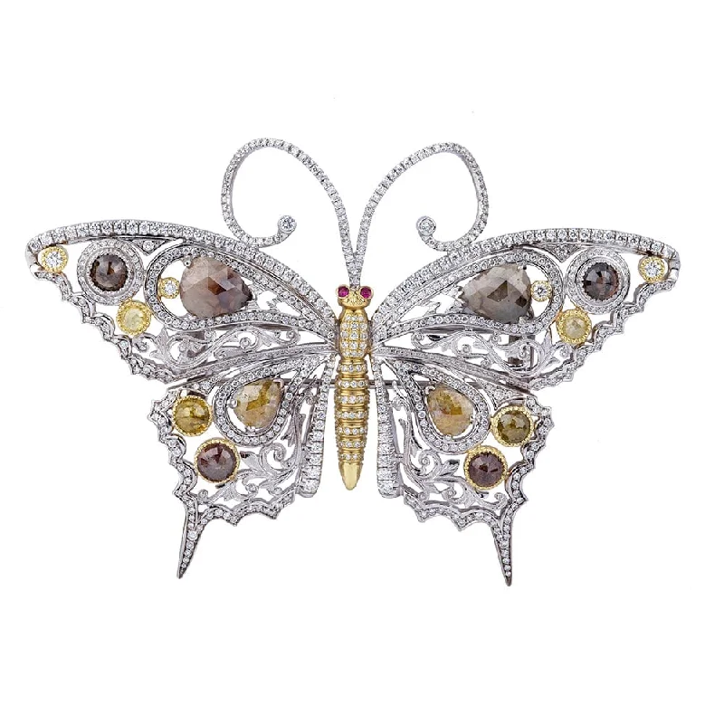 Dreaming in Color Butterfly Brooch P185