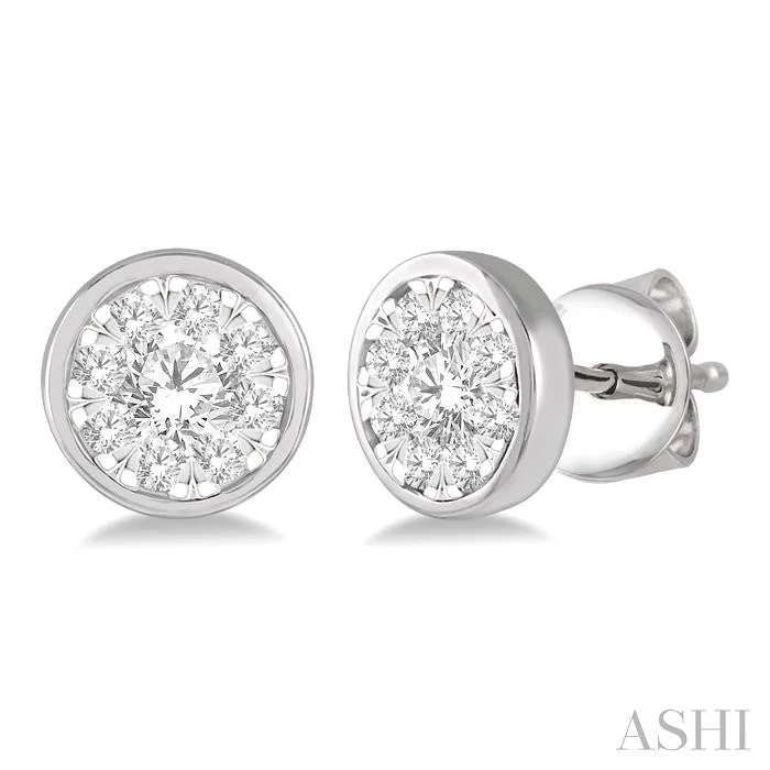 ROUND SHAPE LOVEBRIGHT ESSENTIAL DIAMOND STUD EARRINGS