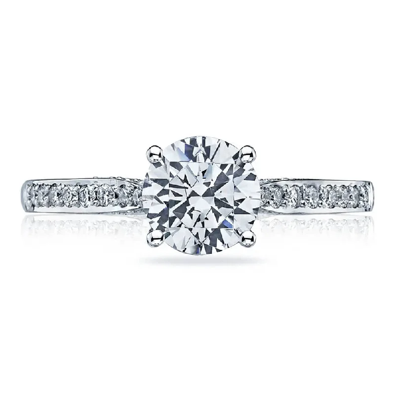 Tacori Platinum Round Solitaire Engagement Ring 2638RDP75