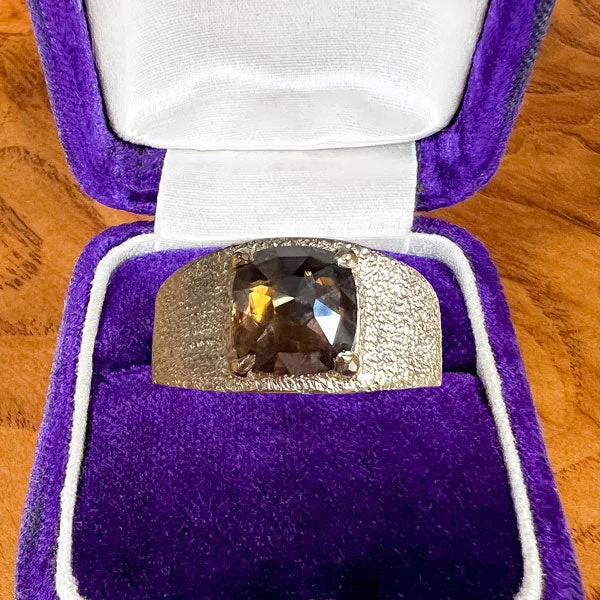 Vintage Cognac Diamond Ring, 2.02ct.