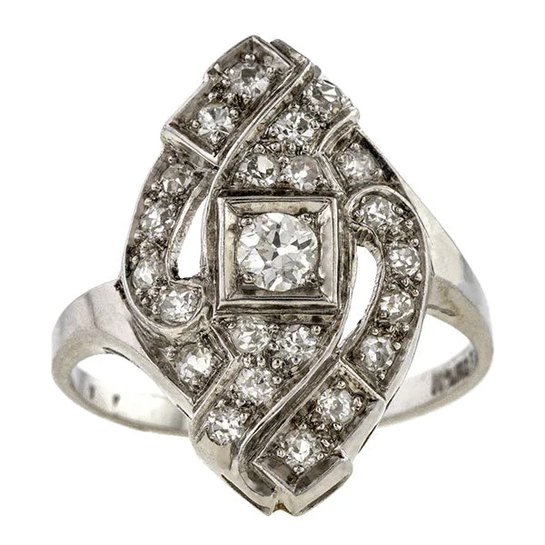 Vintage Diamond Dinner Ring