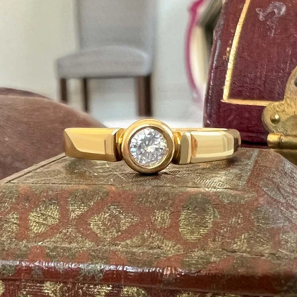 Vintage Diamond Ring, RBC 0.15