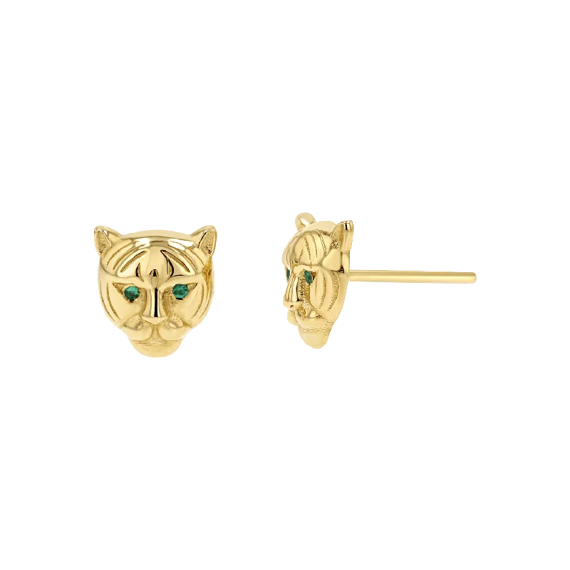 Tiger Stud Earrings