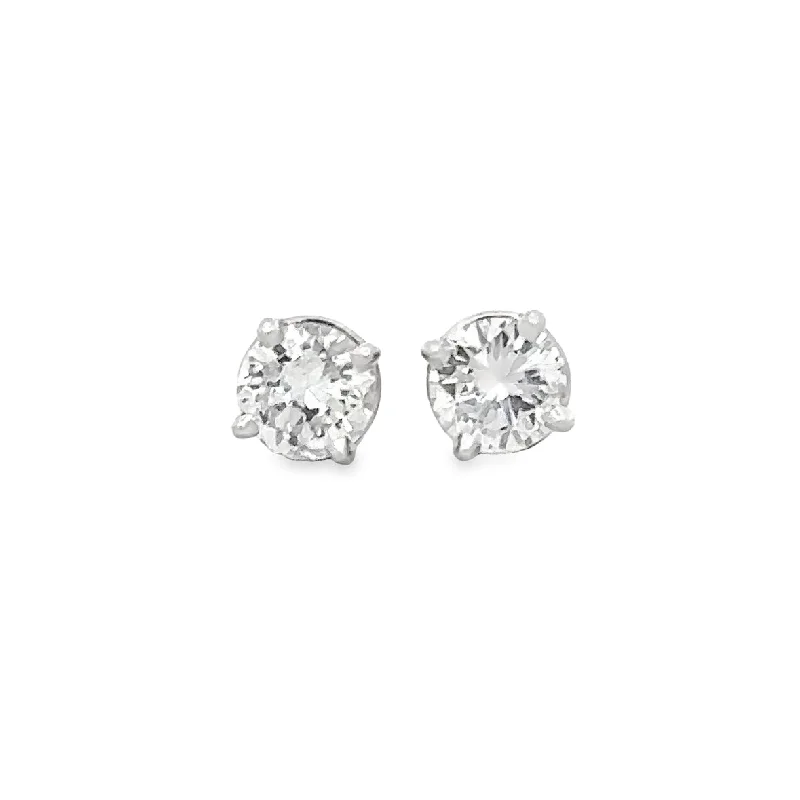 .70 CTW Diamond Stud Earrings in White Gold