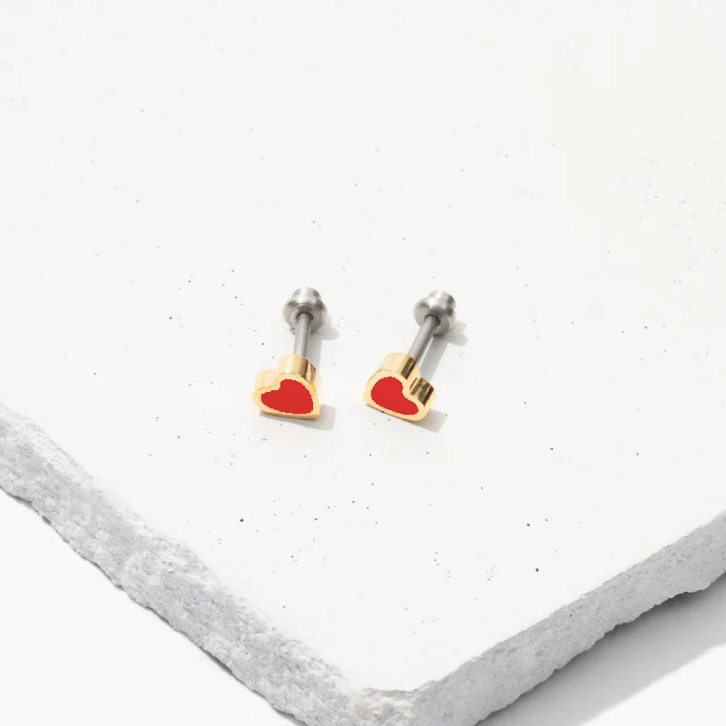 Ava Screw Back Stud Earrings