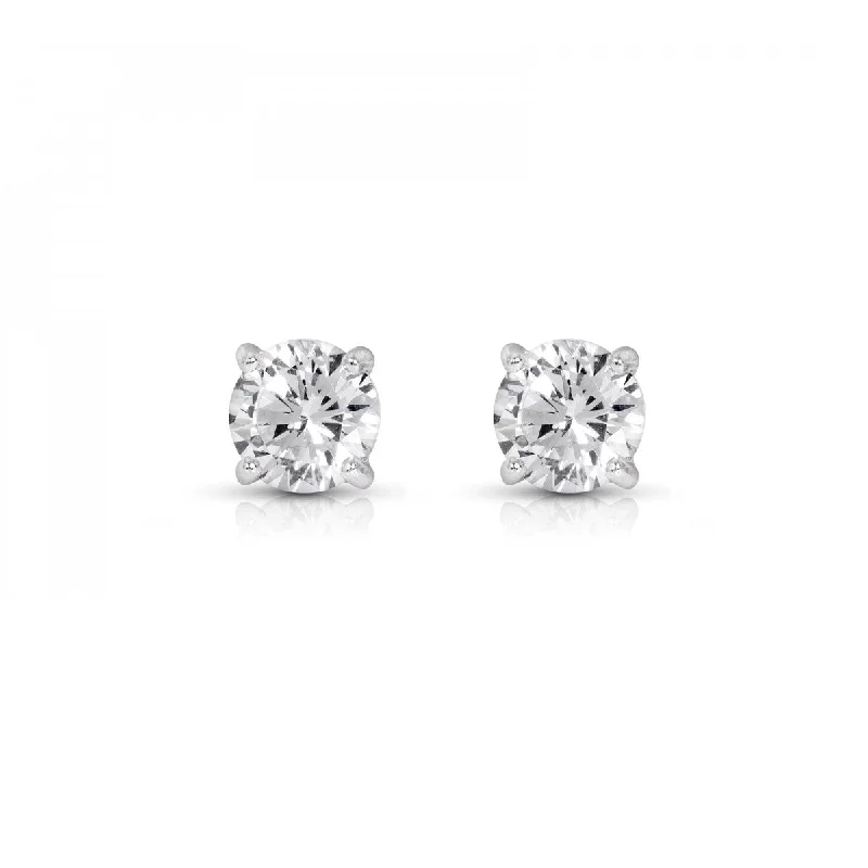 Classic 4-Prong Diamond Stud Earrings - 0.75 twt.