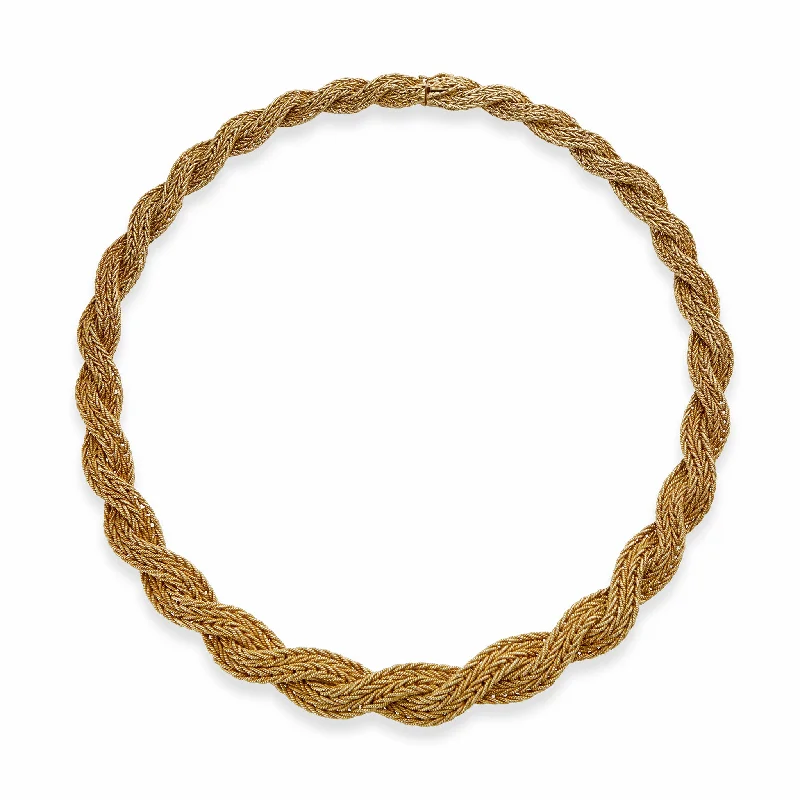 18K Gold Rope Necklace