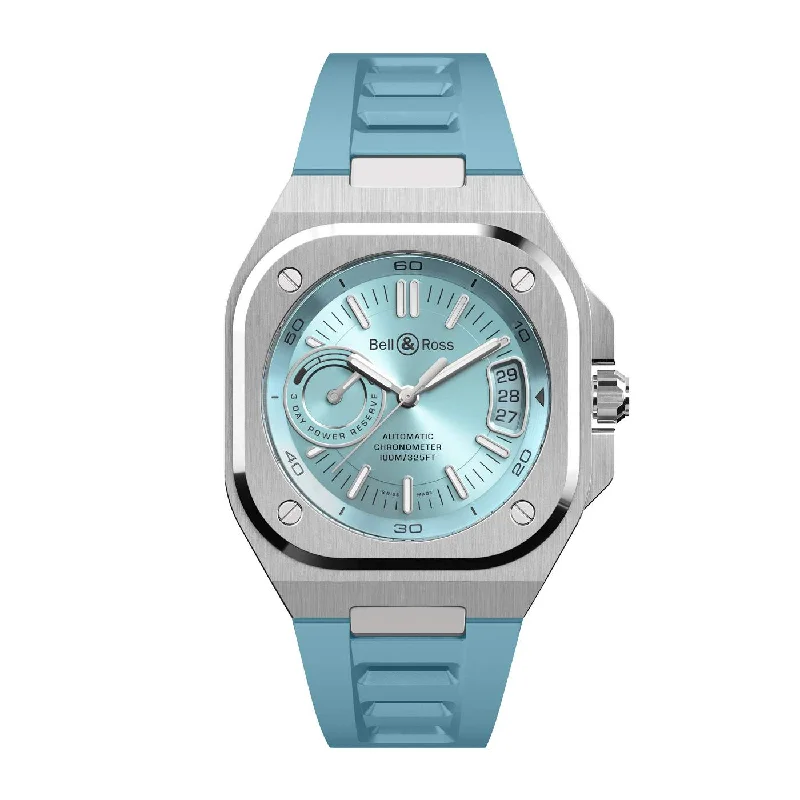 BELL & ROSS BR-X5 AUTO ICE BLUE STAINLESS STEEL