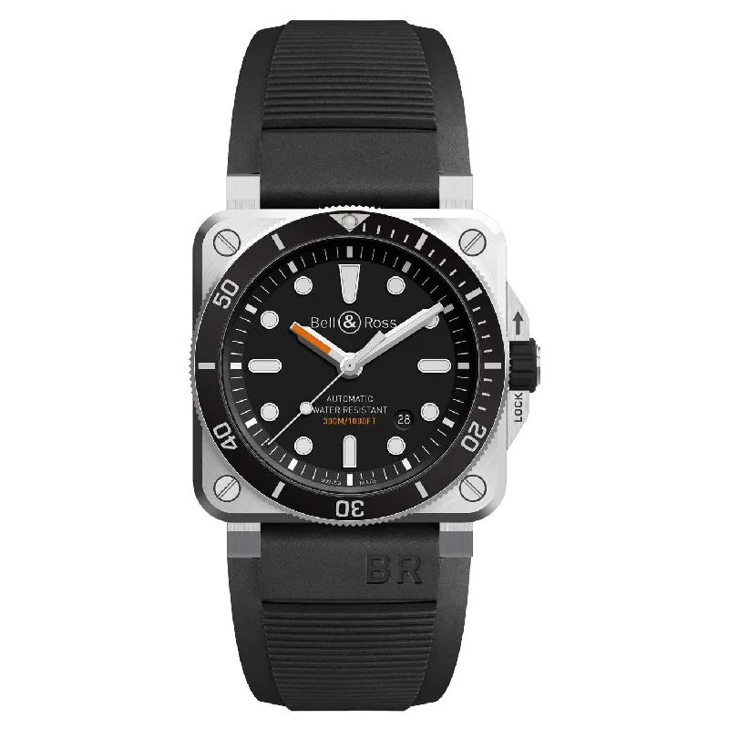 BELL & ROSS BR03-92-BLACK DIVER 42mm