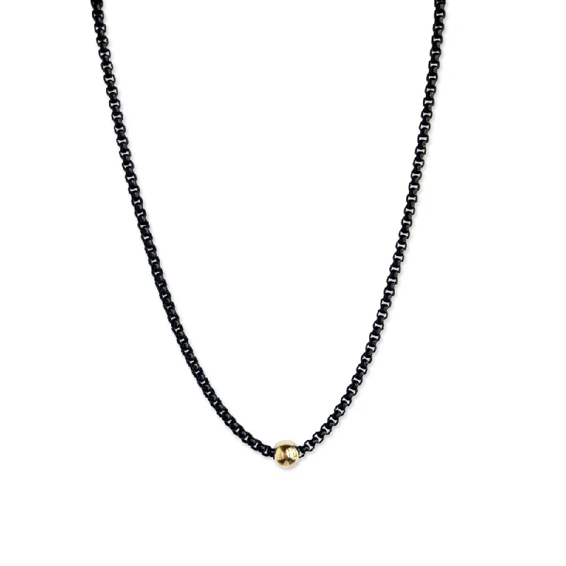 Black Enamel Chain