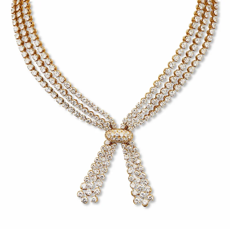 Cartier Paris Diamond Tassel Necklace