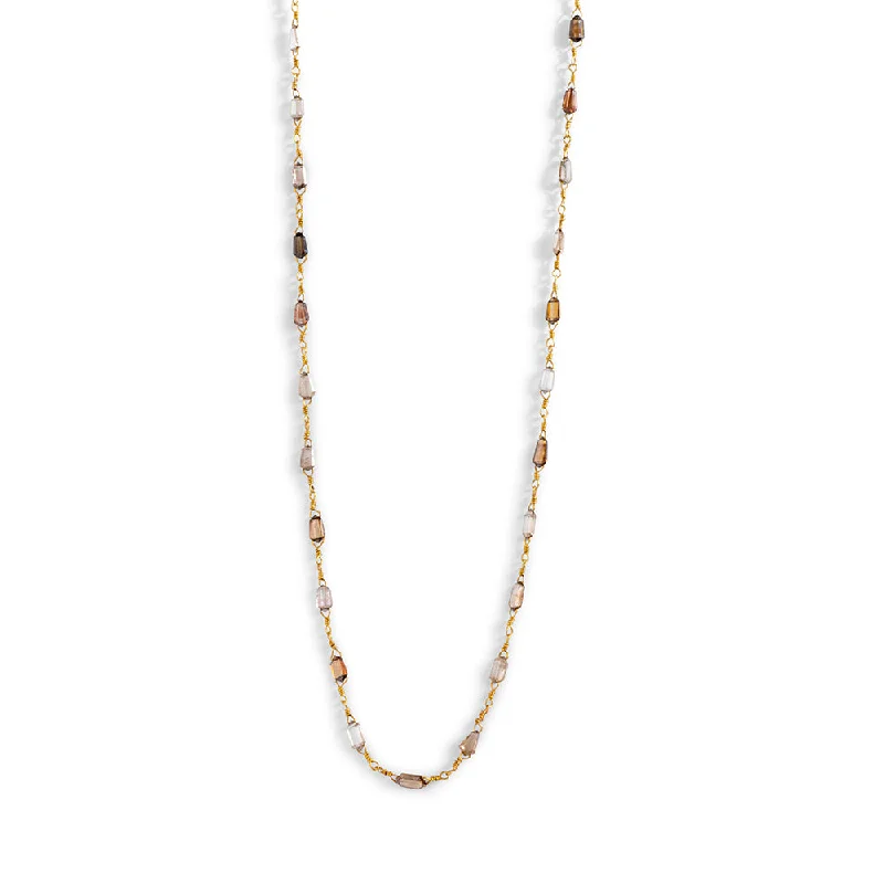 icicle diamond chain necklace