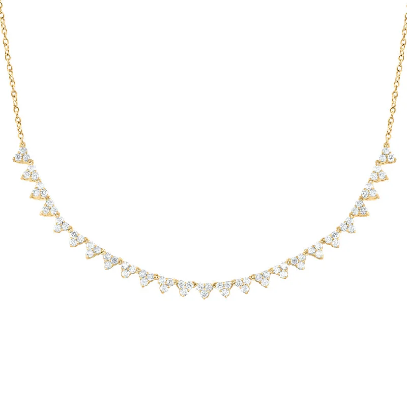 Diamond Delta Necklace