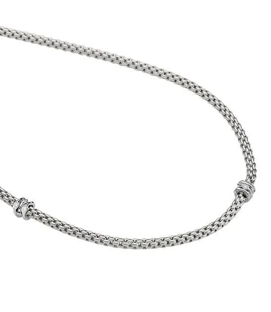 FOPE 18K WG FLEX'IT DIAMOND NECKLACE