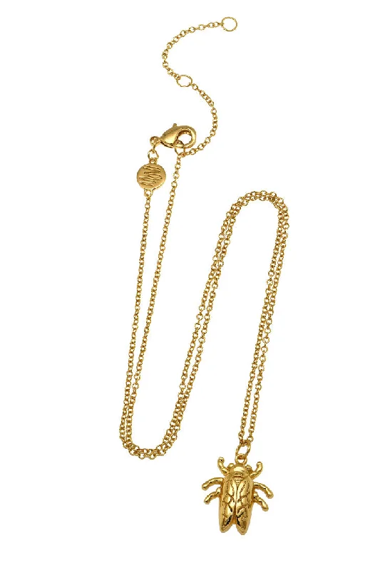 Goldbug Baby Bug Charm Necklace