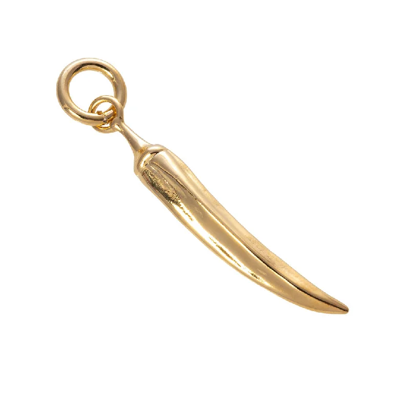 Goldbug Okra Pod Charm