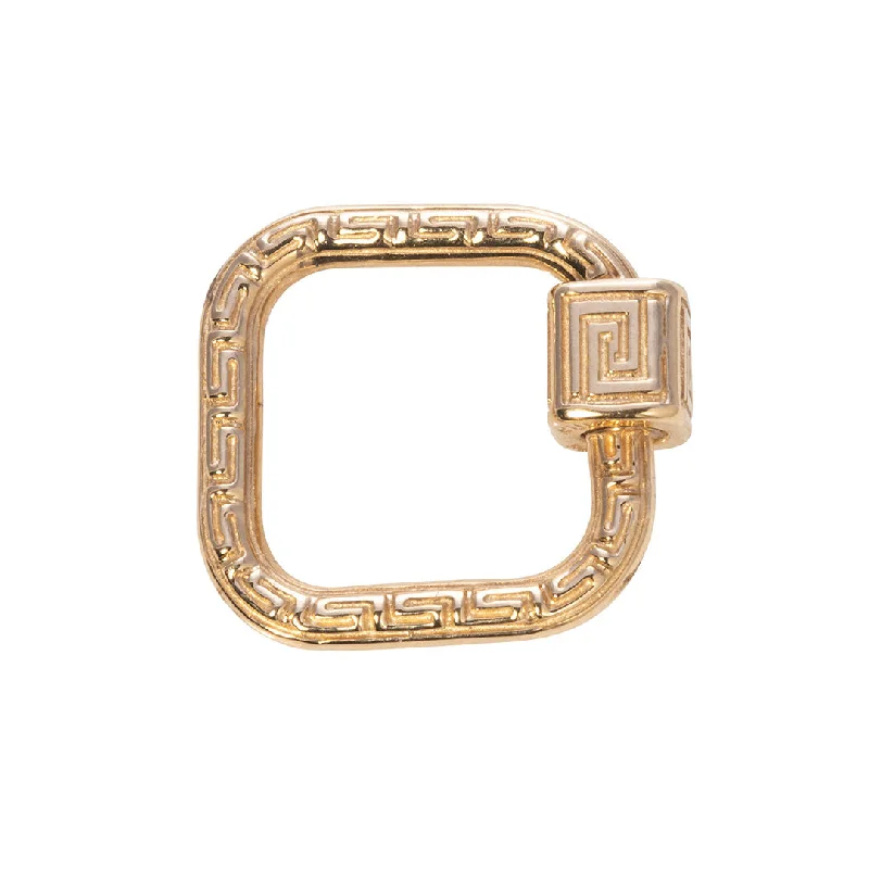 Marla Aaron 14K Gold Meander Lock