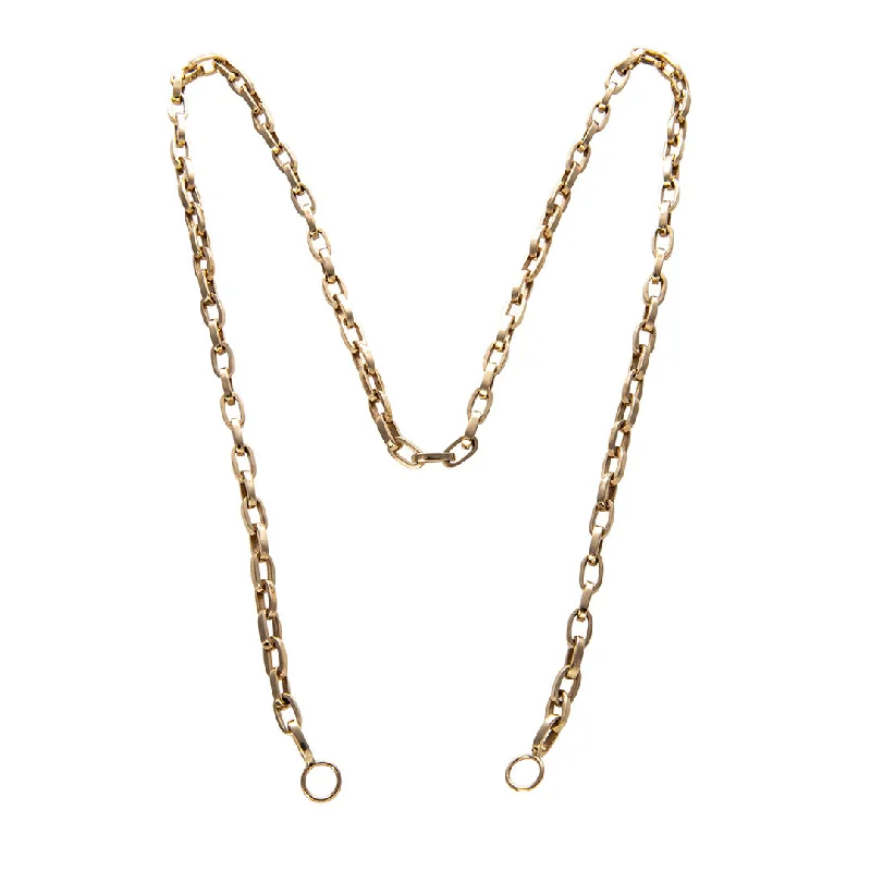 Marla Aaron 14K Yellow Gold Biker Chain Necklace