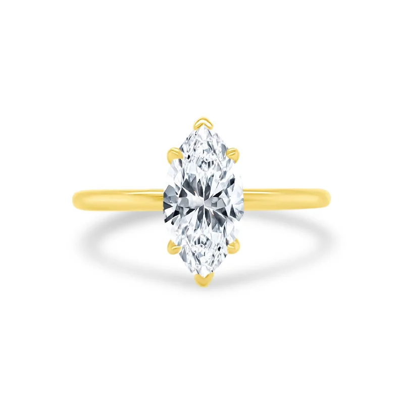 Marquise Cut Solitaire