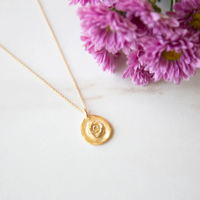 Rosebud Necklace