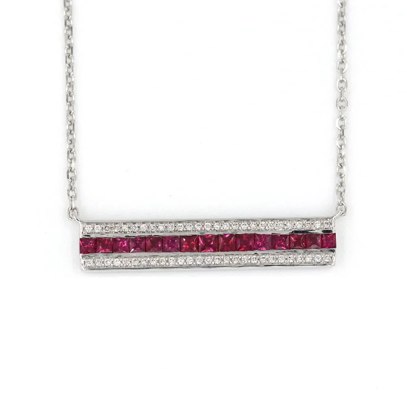 RUBY DIAMOND NECKLACE