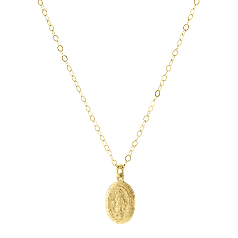 PETITE GOLDEN MEDALLION necklace