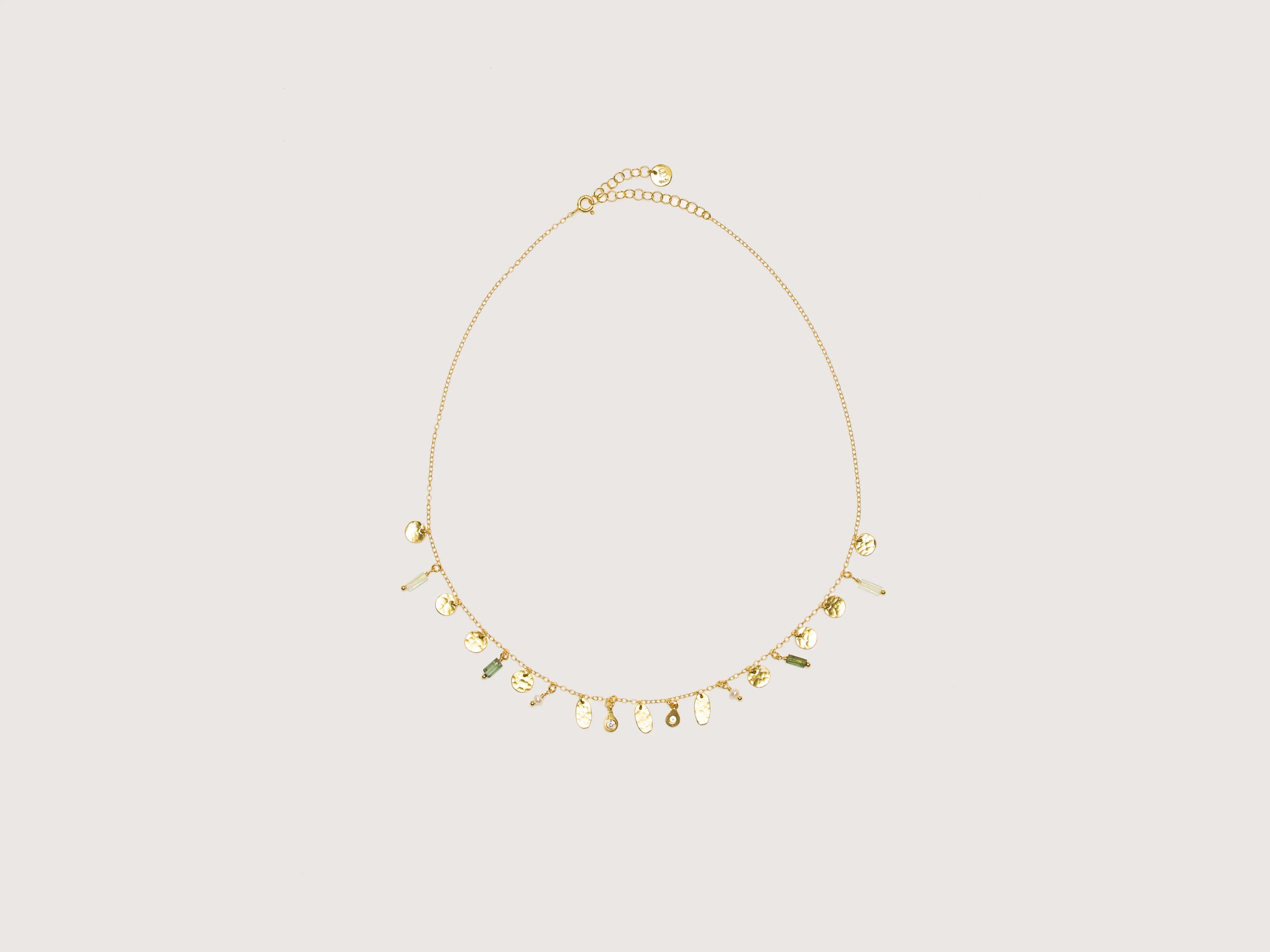 Tourmaline Necklace (242 / W / GOLD)