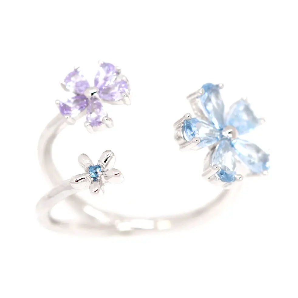 Blossom Blue Ring