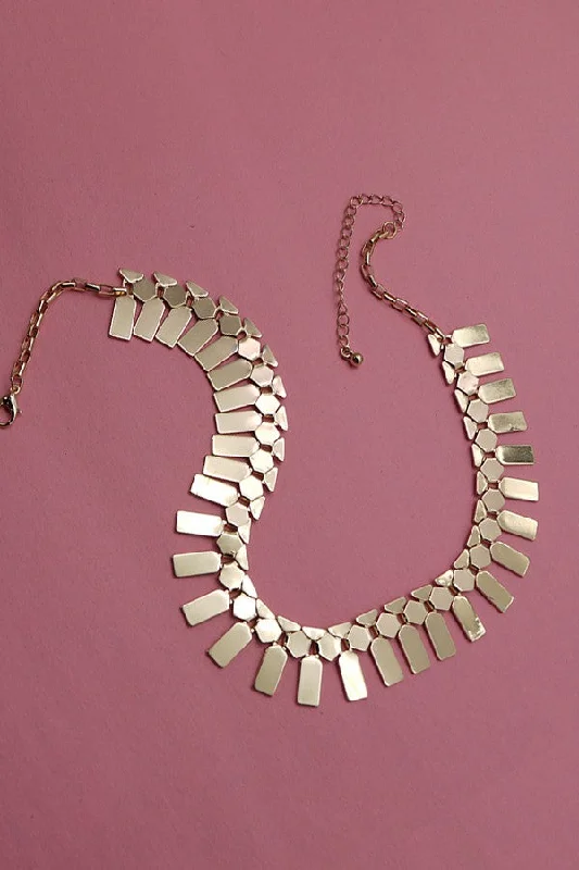 GEOMETRIC FRINGE NECKLACE