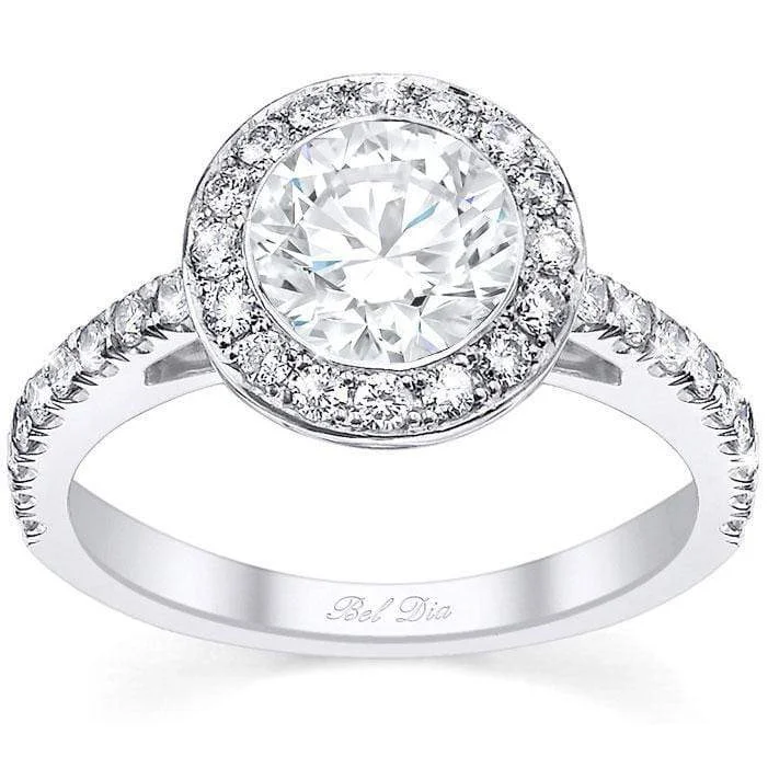 Halo Bezel Style Wedding Ring