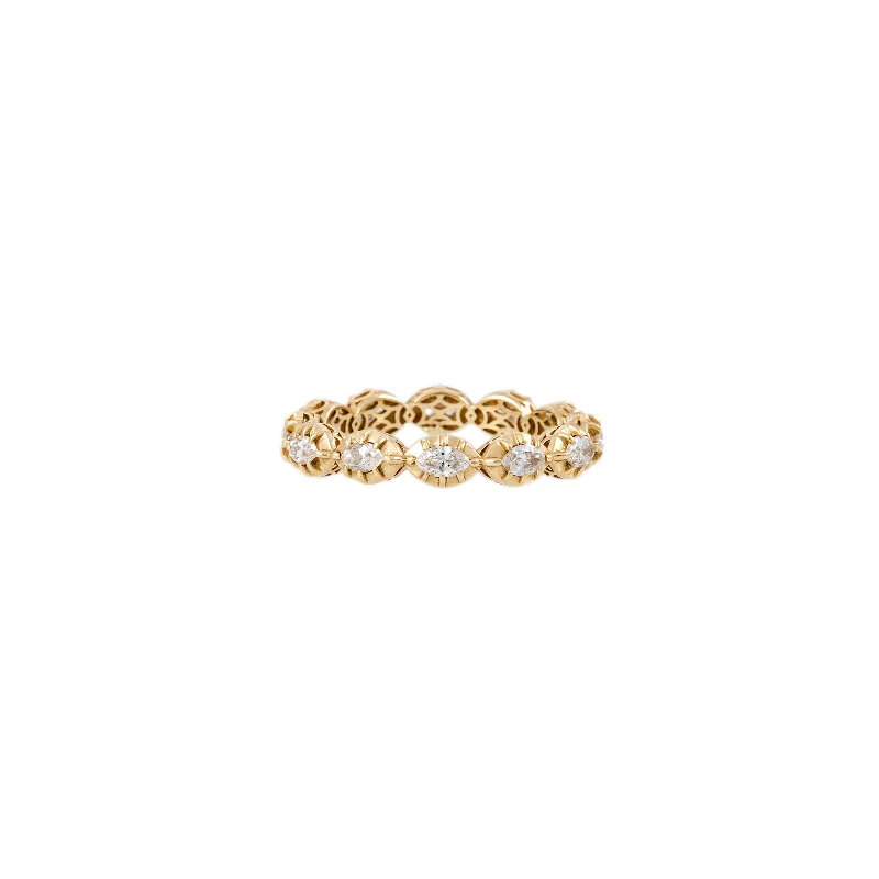 MARQUISE SOPHIA DIAMOND ETERNITY BAND RING