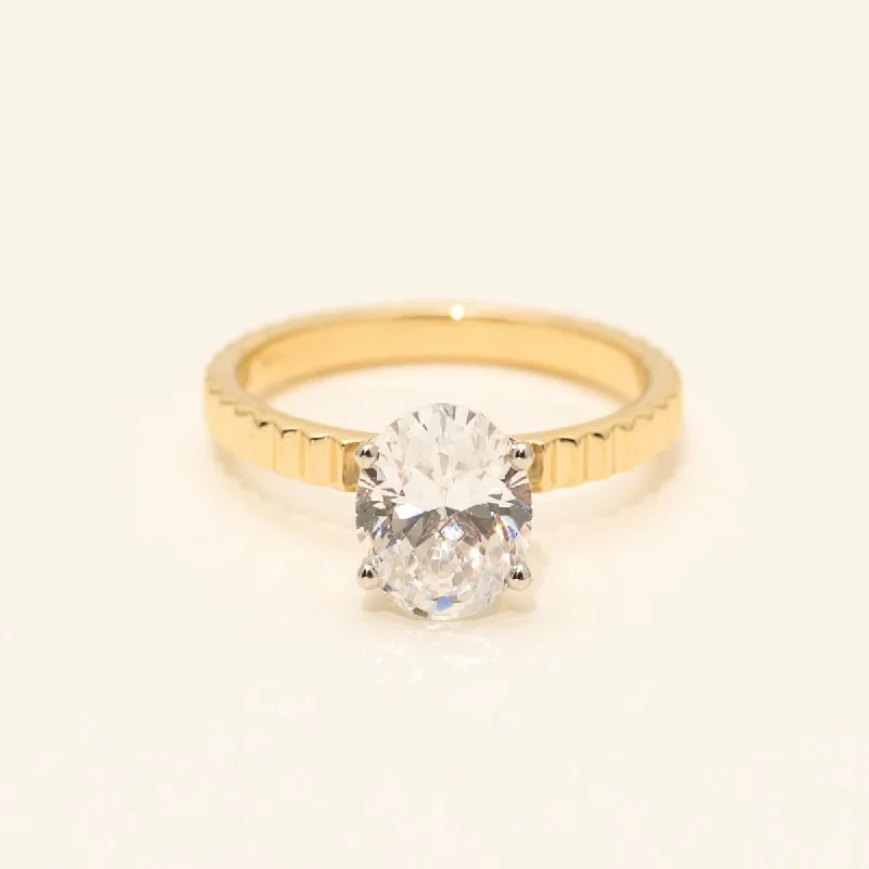 Martin Flyer Diamond Engagement Ring Setting in 14kt Yellow Gold (1/20ct tw)