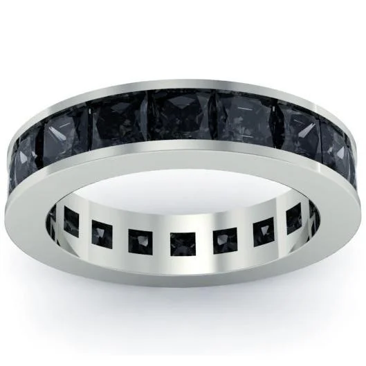 Men's Black Diamond Eternity Ring