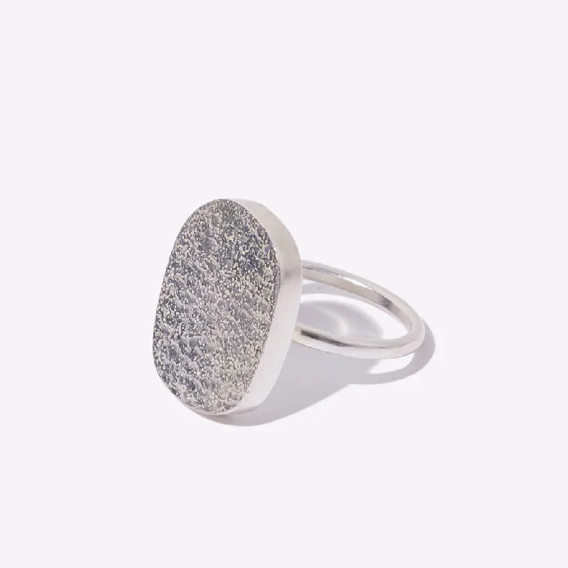 Skipping Stone Ring - Sterling Silver