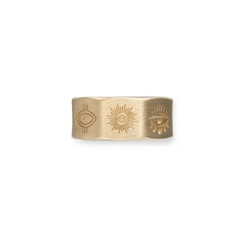 TRIBE MOTIF BOLT RING